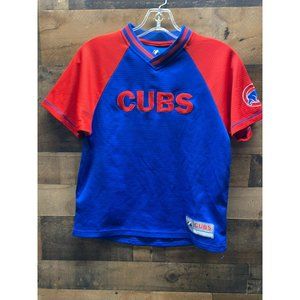 Majestic Youth Chicago Cubs‎ V-Neck Size Medium
